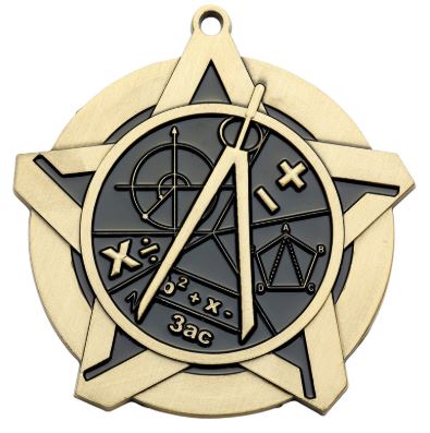 Super Star Medal - 2 1/4"
