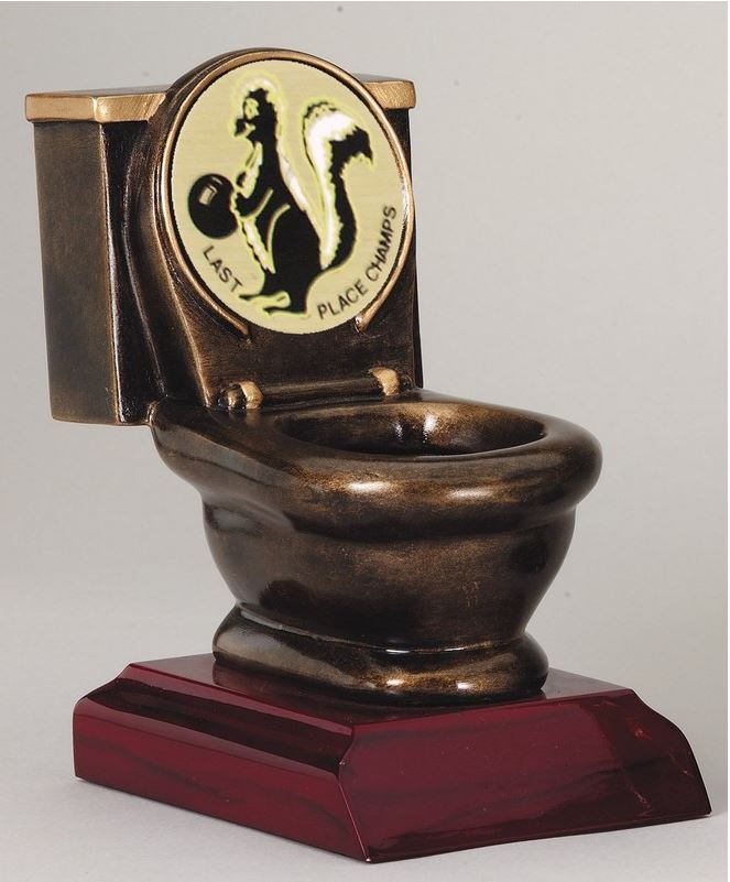 Last Place Toilet Bowl Award