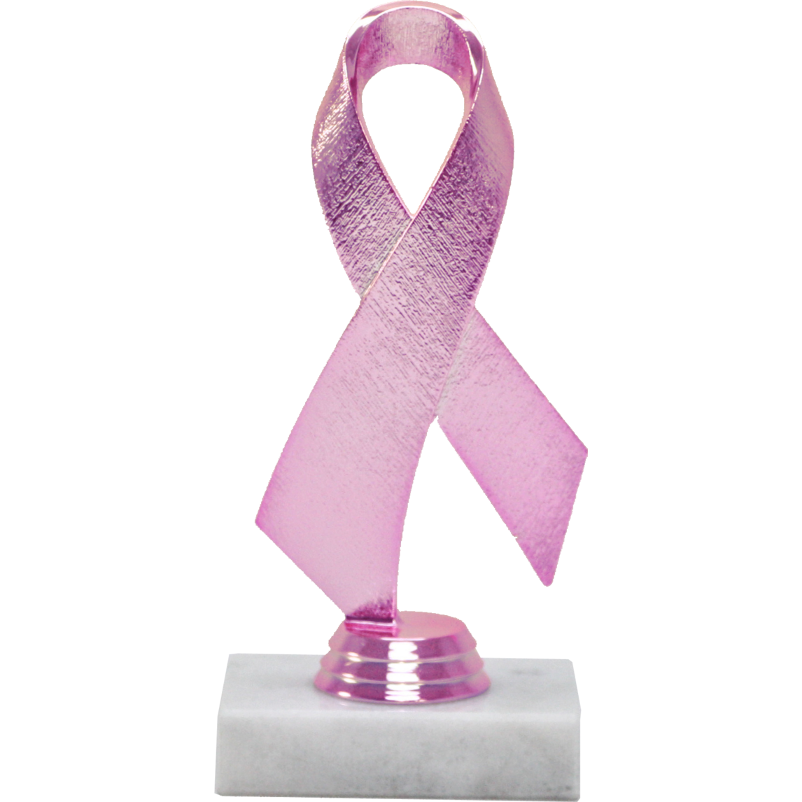 Pink Awareness Ribbon Trophy