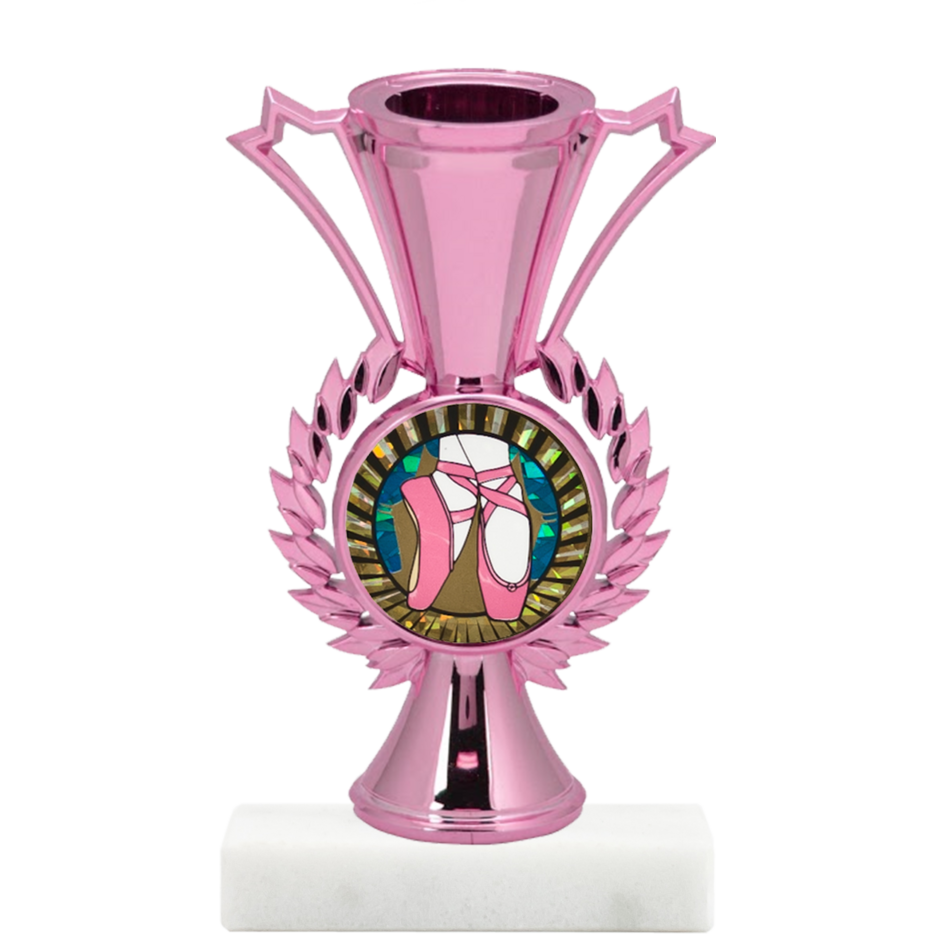 Pretty in Pink Cup Figure Trophy